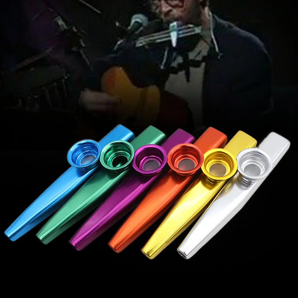 6 шт Забавный подарок прочный Набор kazoo вечерние принадлежности музыкальный инструмент металлический нетоксичный мелодичный браслет
