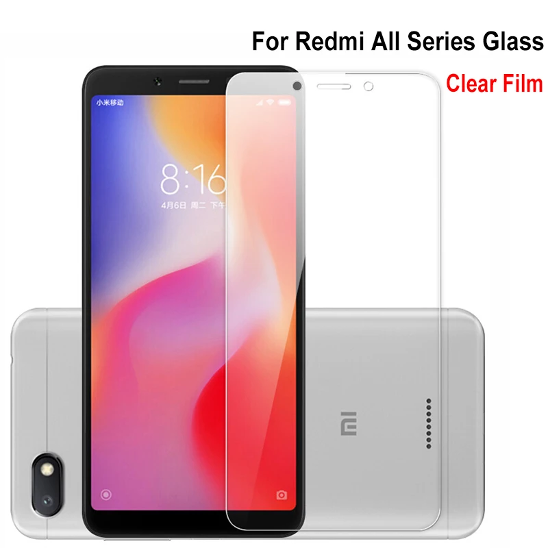 Закаленное стекло для Xiaomi Redmi 6A 5A 7A 4X S2 5 Plus протектор экрана на Redmi Note 5 5A 6 7 Pro ccrystal Защитная стеклянная пленка