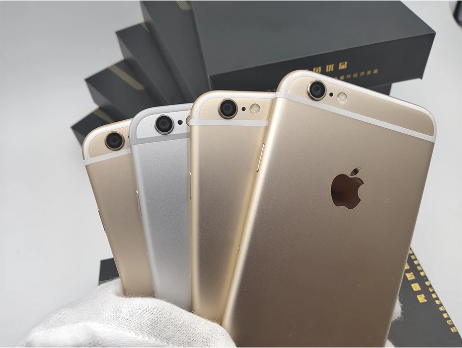 Разблокированный Apple iPhone 6, отпечаток пальца, 128 Гб ПЗУ, 4,7 дюймов, IOS, двухъядерный, 1,4 ГГц, 8,0 МП камера, 3g, WCDMA, 4G, LTE, мобильный телефон