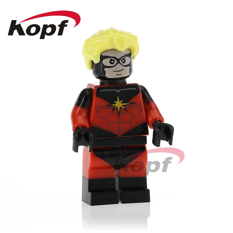 Супергерои, одна распродажа, Супергерл роршач, комикс Джокер, Blink Mar-Vell, кирпичи, модель, строительные блоки, детские игрушки, подарок, PG366 - Цвет: PG369 Without Box