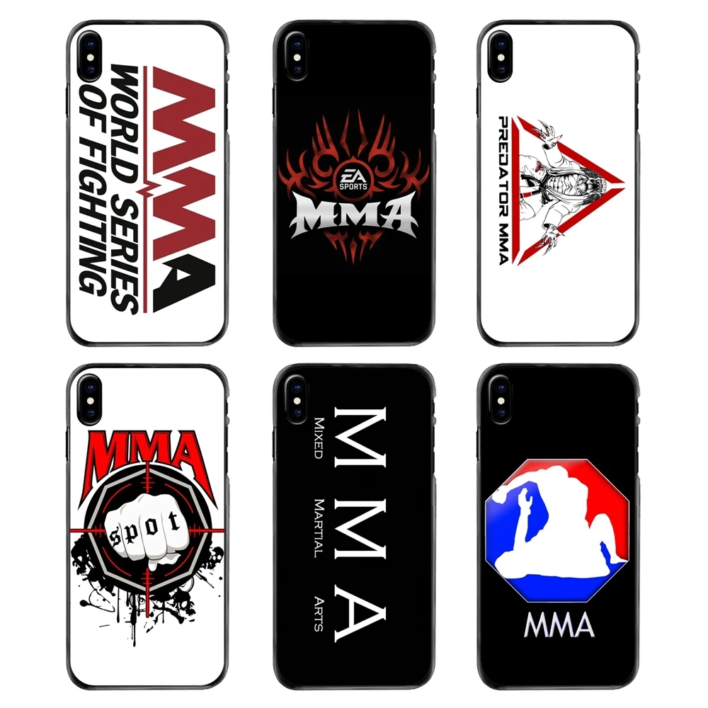 For Samsung Galaxy Note 2 3 4 5 S2 S3 S4 S5 MINI S6 S7 edge S9 S8 Plus Hard Phone Bag Case The MMA logo mixed martial art Poster |