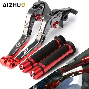 

Brake Clutch Lever Extendable Adjustable Motorcycle Hand Grip Handlebar FOR HONDA CB 599 CB 600 919 CB599/CB600F CB400 CB400SF