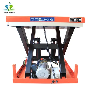 Cheap 1ton 1m To 3ton 3m Scissor Pallet Lift Table