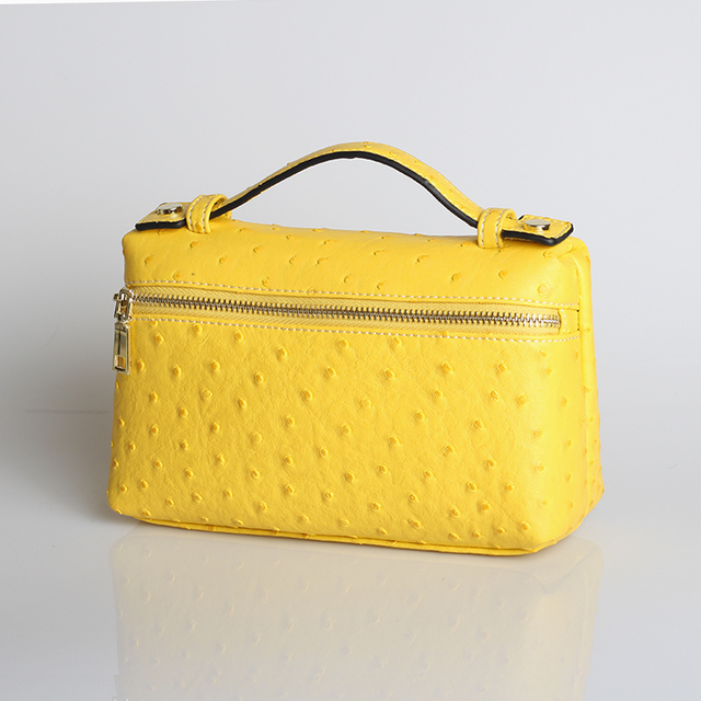 Fashion Designer Handbag Ostrich Pattern Portable Bag Clutch Bag 2022 Lady Hand Bag Purse Make Up Bag Trend Bag