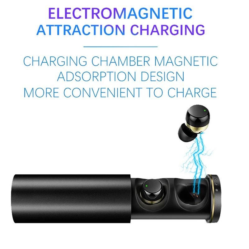 

LIGE Mini Wireless Earphones Earbuds Deep bass Bluetooth 5.0 Earphone with Metal Charging box For iPhone Xiaomi Sony LG Honor