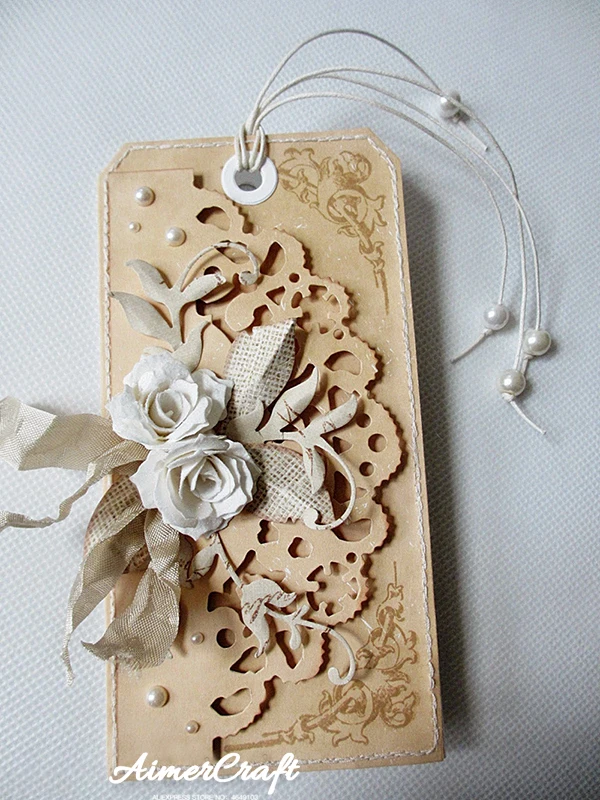 Pinecone розовое растение металлические Вырубные штампы искусственное украшение