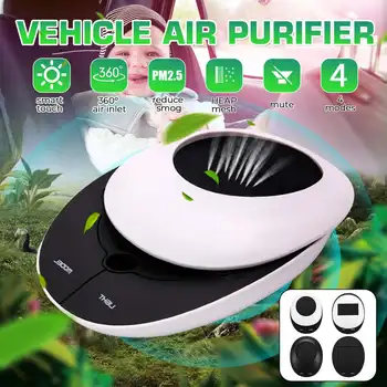 

Portable Solar Power Car Air Purifier with Filter Cleaner Remove Formaldehyde Cigarette Smoke Ionizer Anion Air Purifier Cleaner