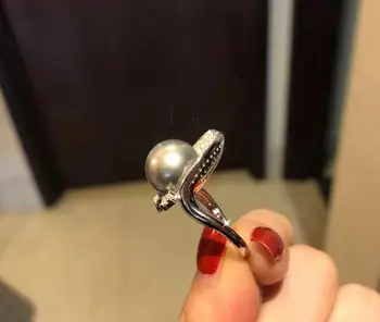 

NEW ARRIVAL 925 Sterling Silver Adjustable Ring Findings Mountings Settings Parts Fittings for Pearls Jade Corals Stones Beads