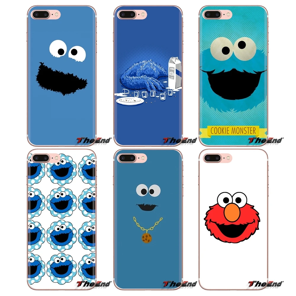 Прозрачные мягкие чехлы в виде забавного мультяшного печенья монстра для iPod Touch