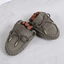 

Luxury Flats Shoes Woman 2021 New Fashion Flock Loafers Round Toe Soft Bottom Non-slip Breathable Plus Size 43 Womens Shoes