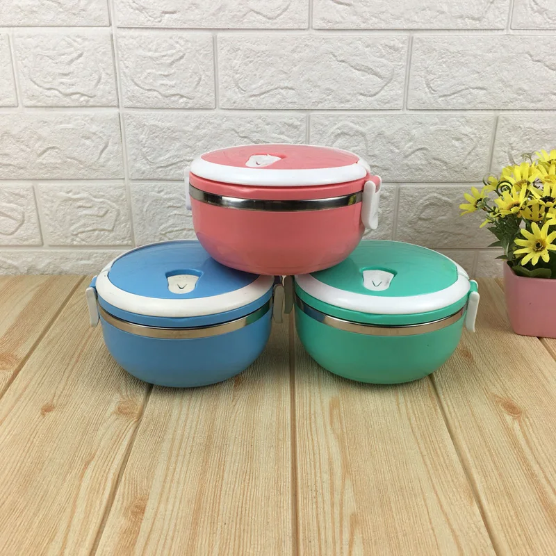 

700ml Insulated Lunch Box Leak Proof Handle Display Office Worker Children Students Storing Snacks Food Container