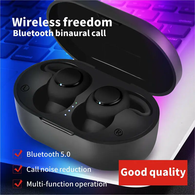 TWS Bluetooth 5,0 беспроводные наушники power In Ear Mini наушники HiFi 5D спортивные стереонаушники IP5 Водонепроницаемая гарнитура без головок