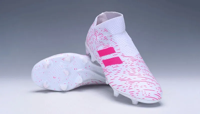 Высококачественные мужские футбольные бутсы Nemeziz 19,1 FG футбольные бутсы messi футбольные бутсы Tacos de futbol - Цвет: 1