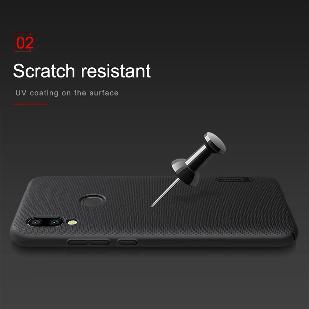 Для Xiaomi Redmi 7 чехол Nillkin чехол для телефона Высокое качество Супер Матовый Щит Жесткий PC задняя крышка для Redmi Y3 подарок держатель телефона