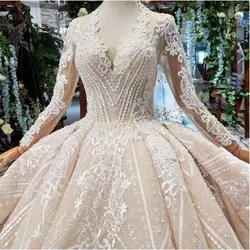 Роскошное кружевное бальное платье с аппликацией, свадебное платье, кружевной вырез лодочкой, изготовленное специально для невесты