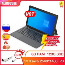 Alldocube KNote X Pro 13.3 inch Gemini lake N4120 Windows 10 Quad Core Tablet PC 8GB RAM 128GB SSD 2560*1440 IPS Tablets KNoteX