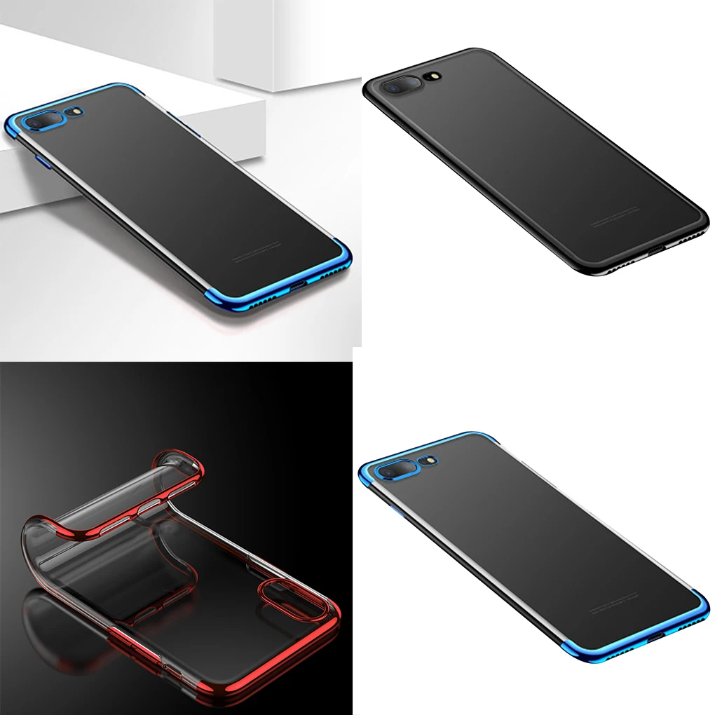 Замена для iPhone XR XSmax 7/8 6S plus 7plus X TPU Прозрачная мягкая задняя крышка смартфона