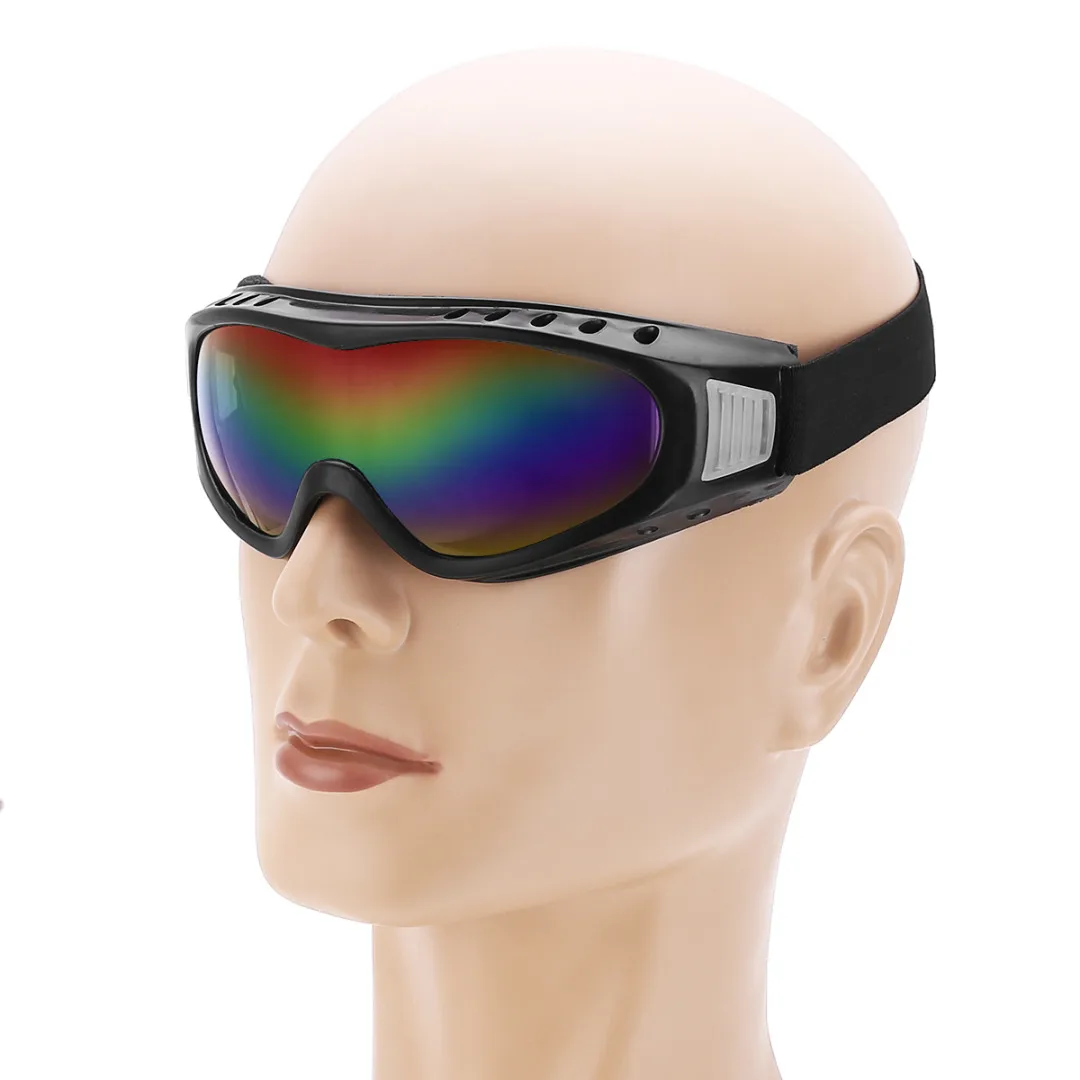 For ATV Dirt Bike Off Road Ski Sport 1pc Adult Anti-fog Motorcycle Motocross Goggles Windproof ABS Motor Cycle Eyewear Mayitr