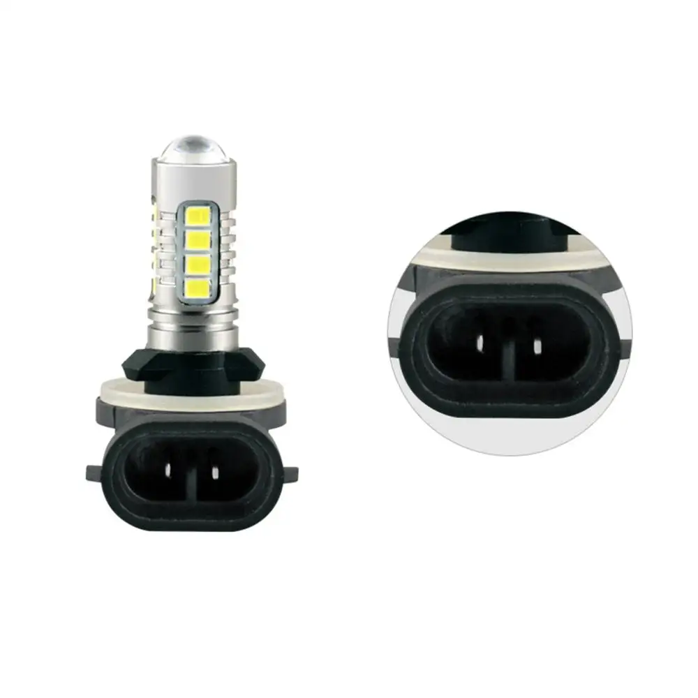 Adeeing 2 шт./компл. светодиодный противотуманный фонарь 80W может занять от 10 до 30V может занять от 10 до 30V автомобильный светильник 16SMD 2835+ 2SMD 3030 H3 H4 H7 H8 H10 H11 9005 9006 880 881