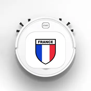 

Smart Robot Vacuum Cleaner Rechargeable USB Auto Sweeping Mop Clean Robot Sweeping Cleaner France Flag Army Military