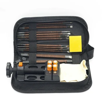 

18PCS Wood Carving Carpenter Hand Chisel Woodworking Lathe Gouges Tools for Wood/Stone Carvers AC889