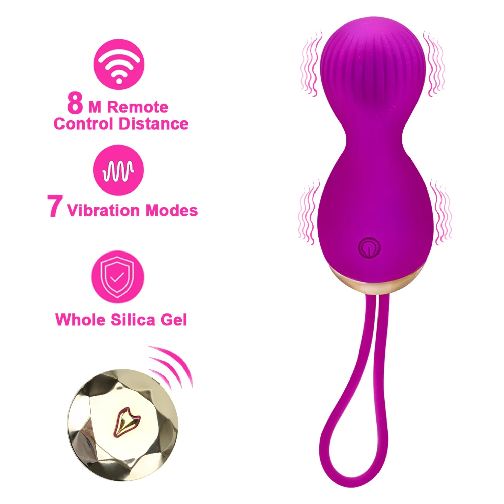 7-частотный шарик Кегеля вибрирующее яйцо подтяжка вагинального шара Стимуляция