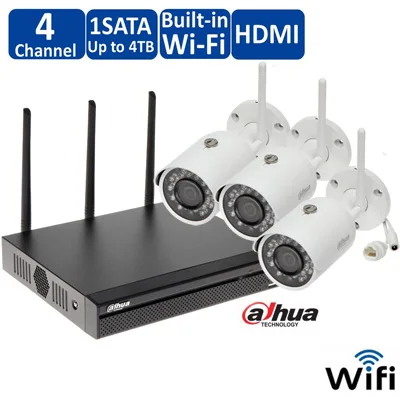 dahua wifi ip-камера система HD 3MP камера IP беспроводная ИК ночного видения Водонепроницаемая wi-fi-камера для использования на улице ipc-hfw1320s-w - Цвет: 3 camera