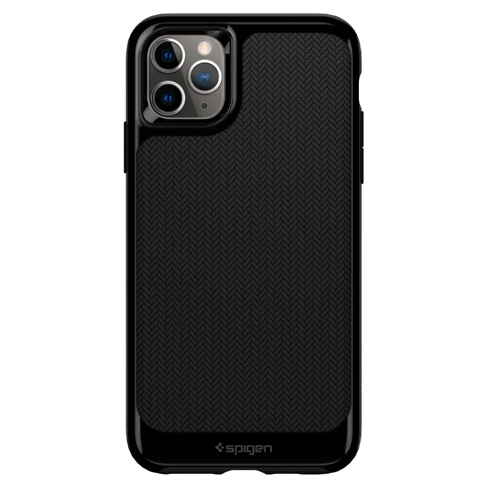 Гибридный чехол Spigen Neo для iPhone 11 Pro Max/11 Pro/11-MIL-STD-810, двухслойный Карманный чехол s - Цвет: Jet Black