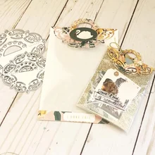 Kokorosa металлические режущие штампы с бабочкой, Подарочная коробка, сумка с ручкой, штампы для скрапбукинга, бумаги, поделок, альбом, открыток, резак