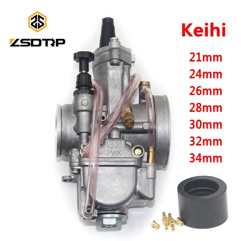Карбюратор ZSDTRP PWK Carb 21 24 26 28 30 32 34 мм для кроссового велосипеда Keihin скутера