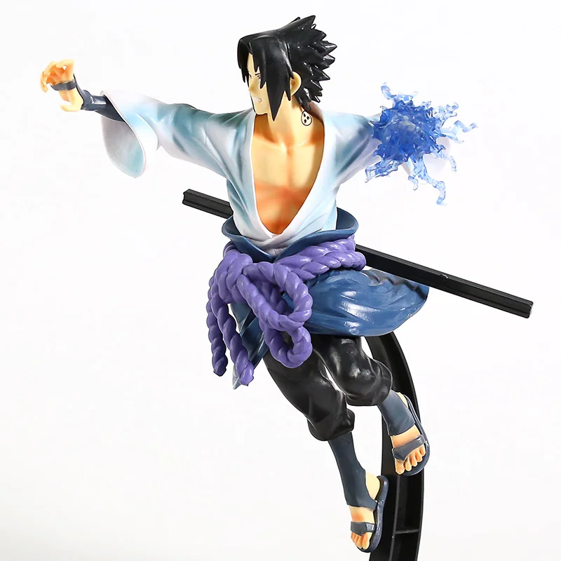 Banpresto Наруто Шипуден вибрирующие звезды Учиха Саске ПВХ фигурка Коллекционная