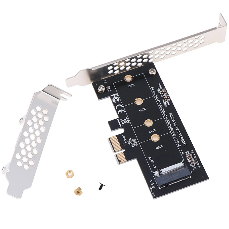 PCIE к M2 адаптер PCI Express 3,0x1 к NVME SSD адаптер Поддержка 2230 2242 2260 офисные принадлежности для компьютера