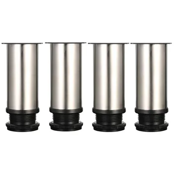 

4pcs Kitchen Stainless Steel Multifunction Solid Bed Foot Sofa Cabinet Table Feet House Round TV Desk Adjustable Furniture Legs