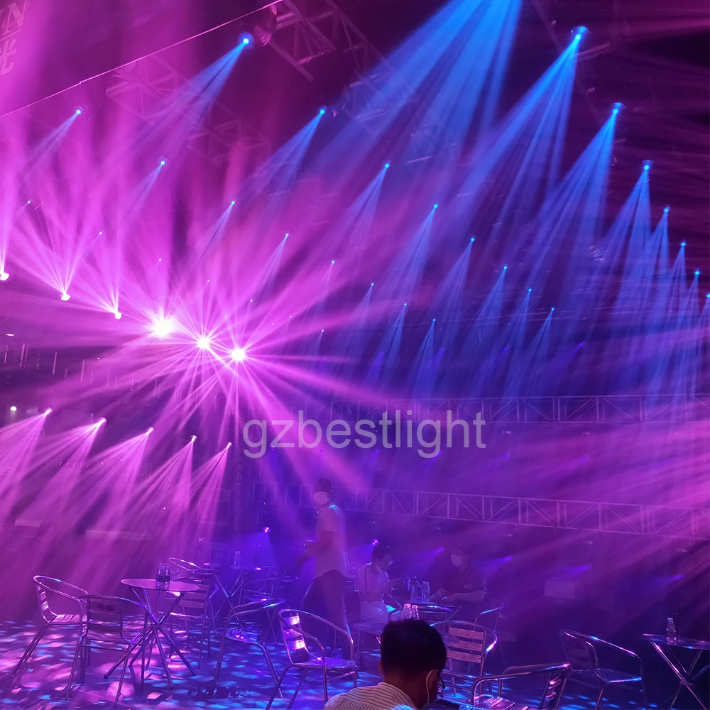 Moving Beam Light LED 100watts 2r Beam 8-facet Rotating Prism Rainbow Effect