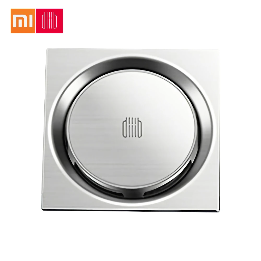 Xiaomi Diiib дезодорант для слива пола с защитой от насекомых 304 из нержавеющей стали, поворотный дренаж для дома, кухни, балкона, стиральная машина - Цвет: round type