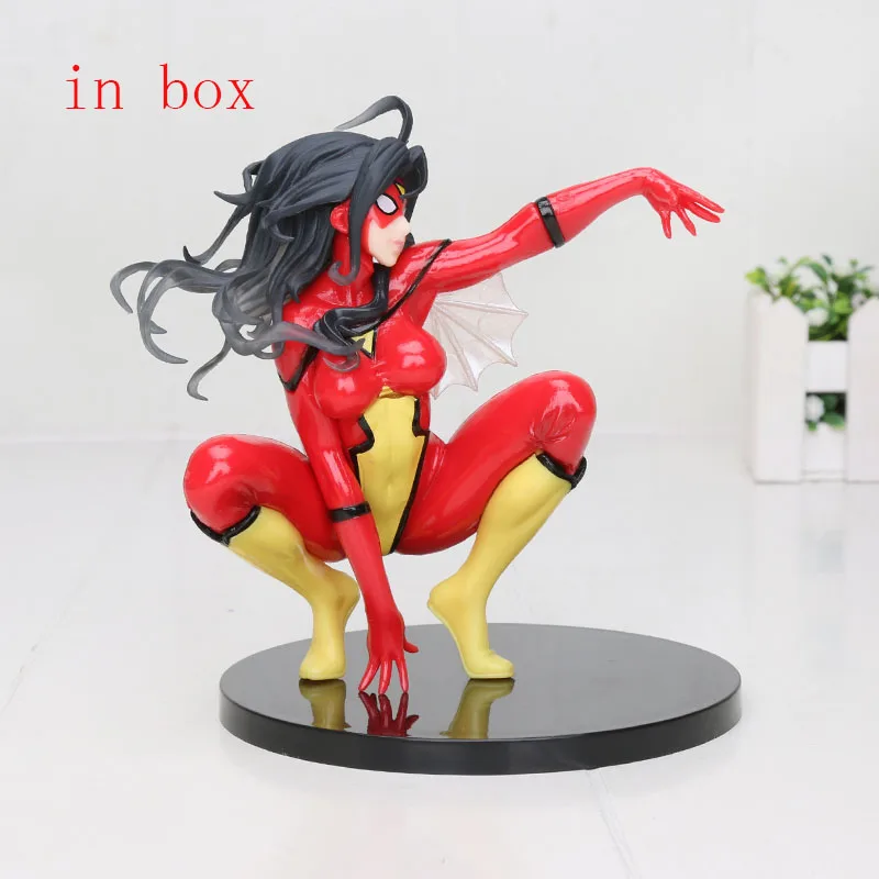 16 см статуя bishujo Psylocke X-Force костюм в стиле ниндзя MK154 фигурка игрушки Brinquedos Фигурки Коллекция Модель подарок - Цвет: Красный