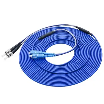 

FC/UPC to ST/UPC Armored Fiber Patch Cable Duplex 2 Core Single Mode Armored PVC optical Patch cord