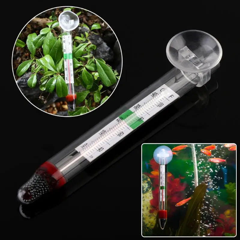 10 Pcs Aquarium Floating Double Scale Thermometer Digital Fish Tank Water Temperature Measurer