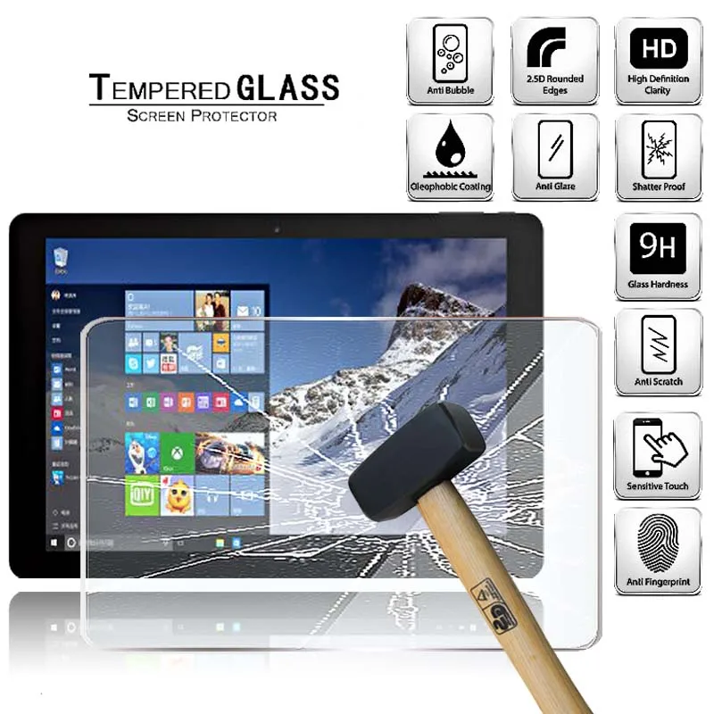 

Tablet Tempered Glass Screen Protector Cover for Teclast Tbook 11 Tablet HD Eye Protection Anti-Fingerprint Tempered Film