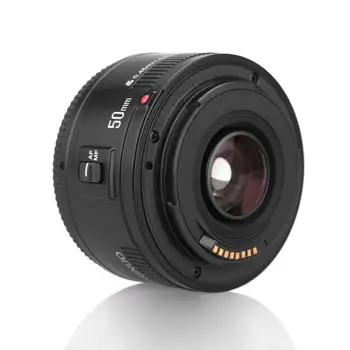

YONGNUO YN50mm F1.8 EF EOS 50MM AF MF Camera Lens Large Aperture AF Lens in Black for Canon EOS Rebel Digital Camera