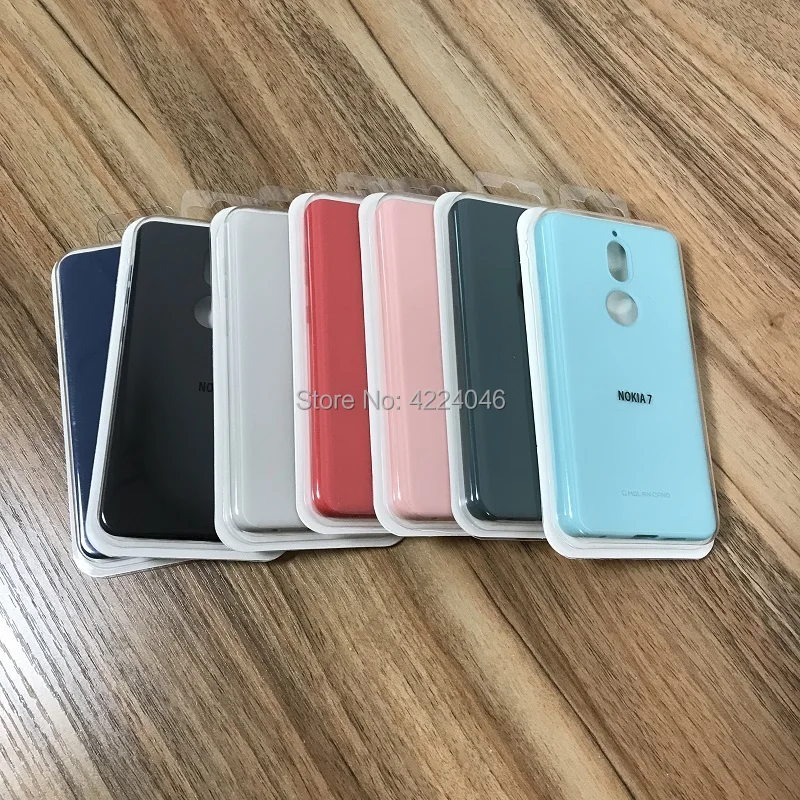 Мягкий силиконовый матовый резиновый чехол для NOKIA 9 puview 8 sirocco 7 plus 6 2018 5 4 3 2 1 MOLAN CANO |