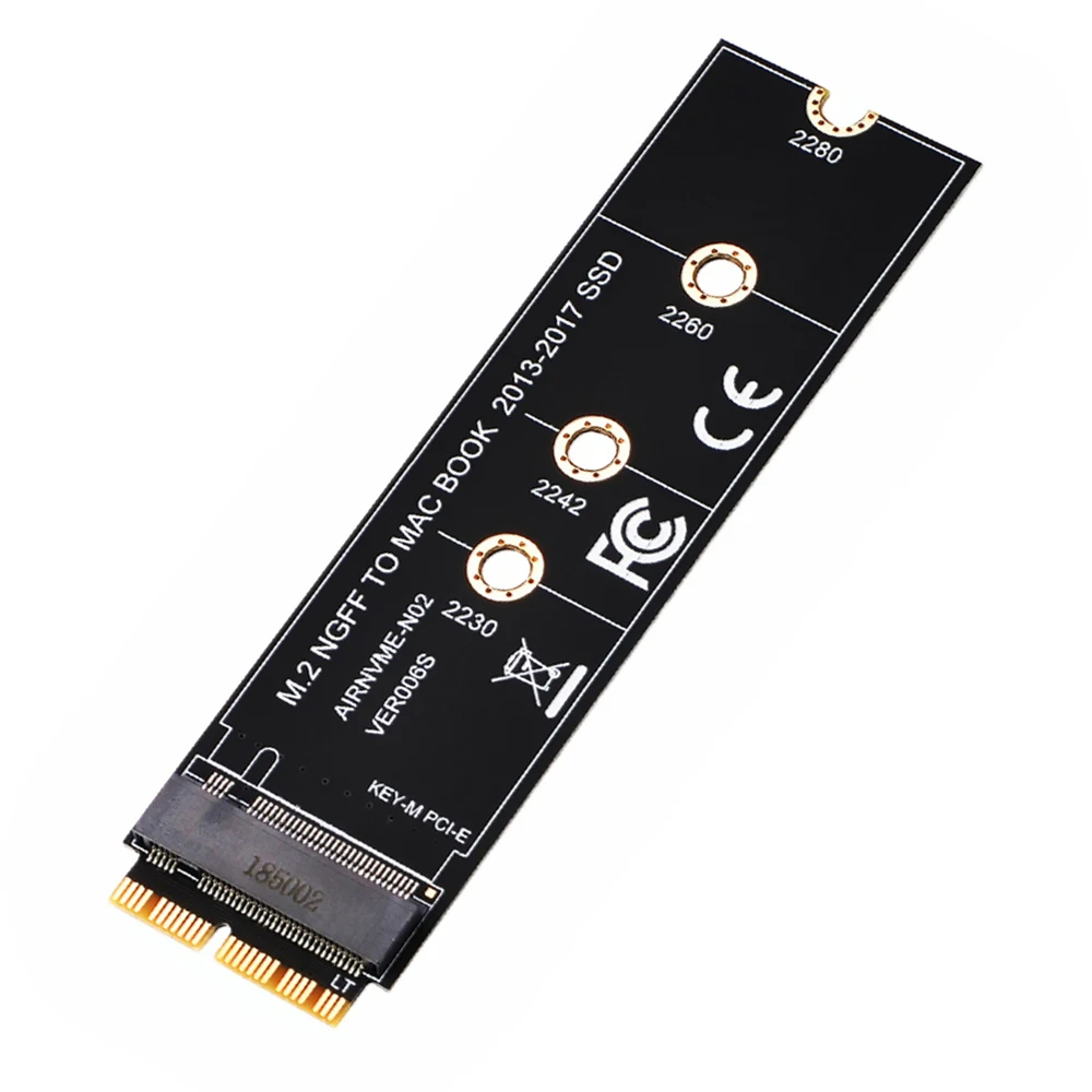 M key M.2 NGFF PCIe AHCI M2 SSD адаптер для 2230-2280 SSD адаптер для 2013 MACBOOK Air A1465 A1466 Pro A1398