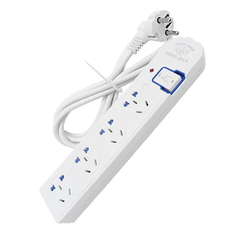 

Power Adapter Socket Chinese Socket to EU Plug Adapter Extension Power Strip Independent Safety Door with Line Socket