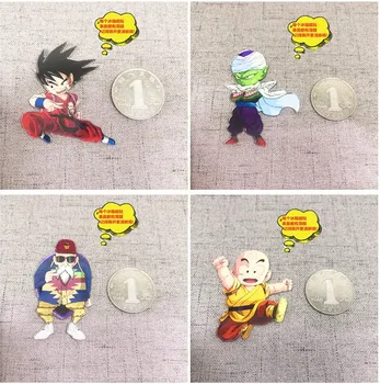

Cute cartoon DRAGON BALL fridge magnets High grade acrylic fridge magnets Super Saiyan fridge magnets
