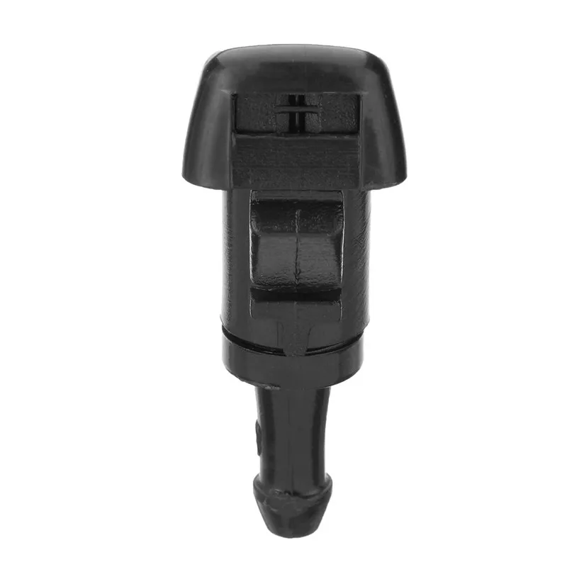 2x Car Windshield Washer Wiper Water Spray Nozzle 47186 for Chrysler 300 for Dodge Avenger for Jeep for Compass Charger Black