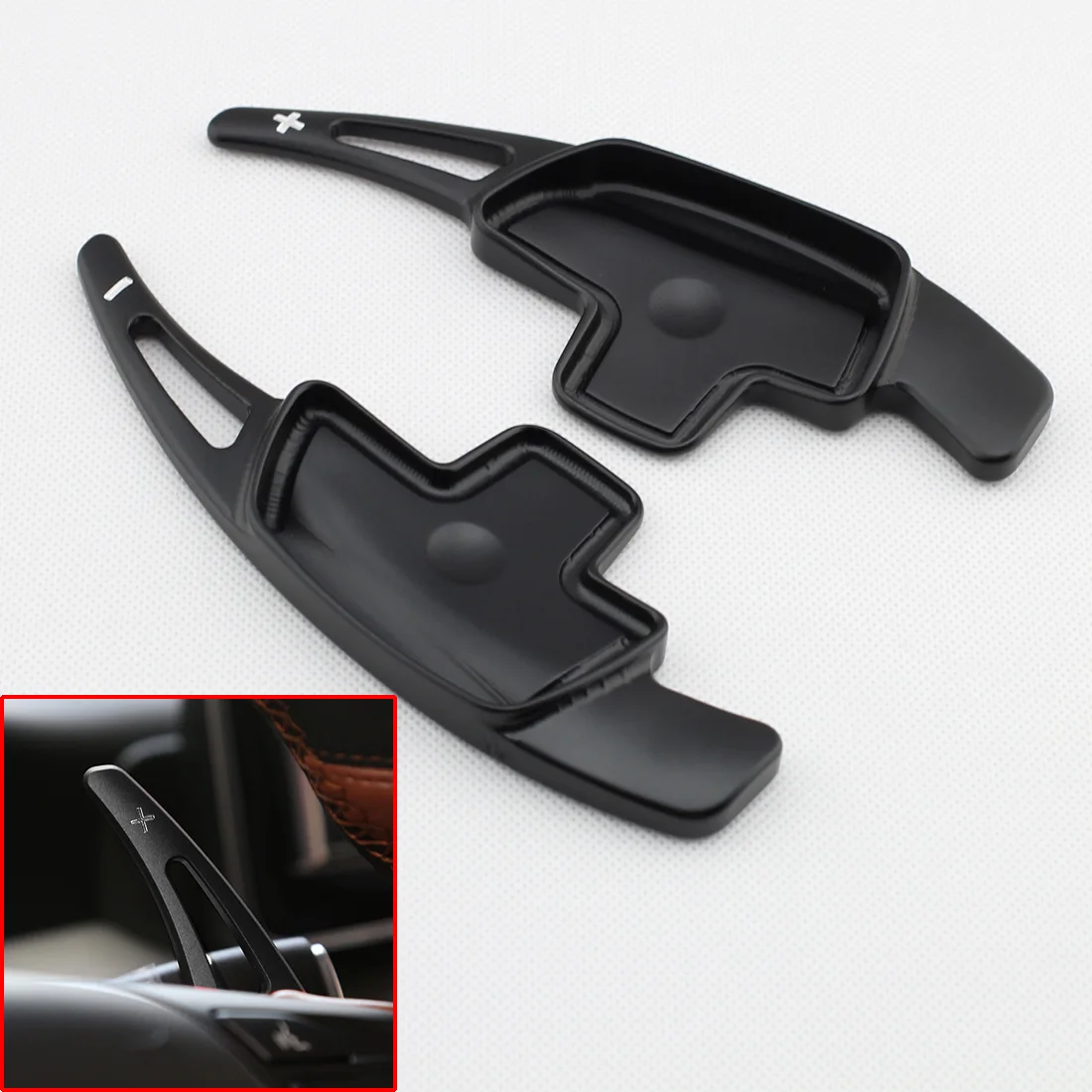 Steering Wheel Gear Shift Paddle Extend For Mercedes Benz A B C E S G CLA CLS GLA GLB GLC GLE GLK GL GLS SL SLK SLC Class Black