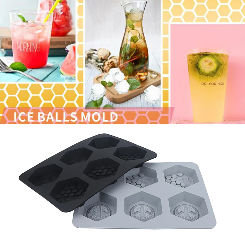 

Cake Tool Silicone Classic Series Six-Cell Honeycomb Form Silicone Baking Mold Easy to Clean Kitchen Accessories