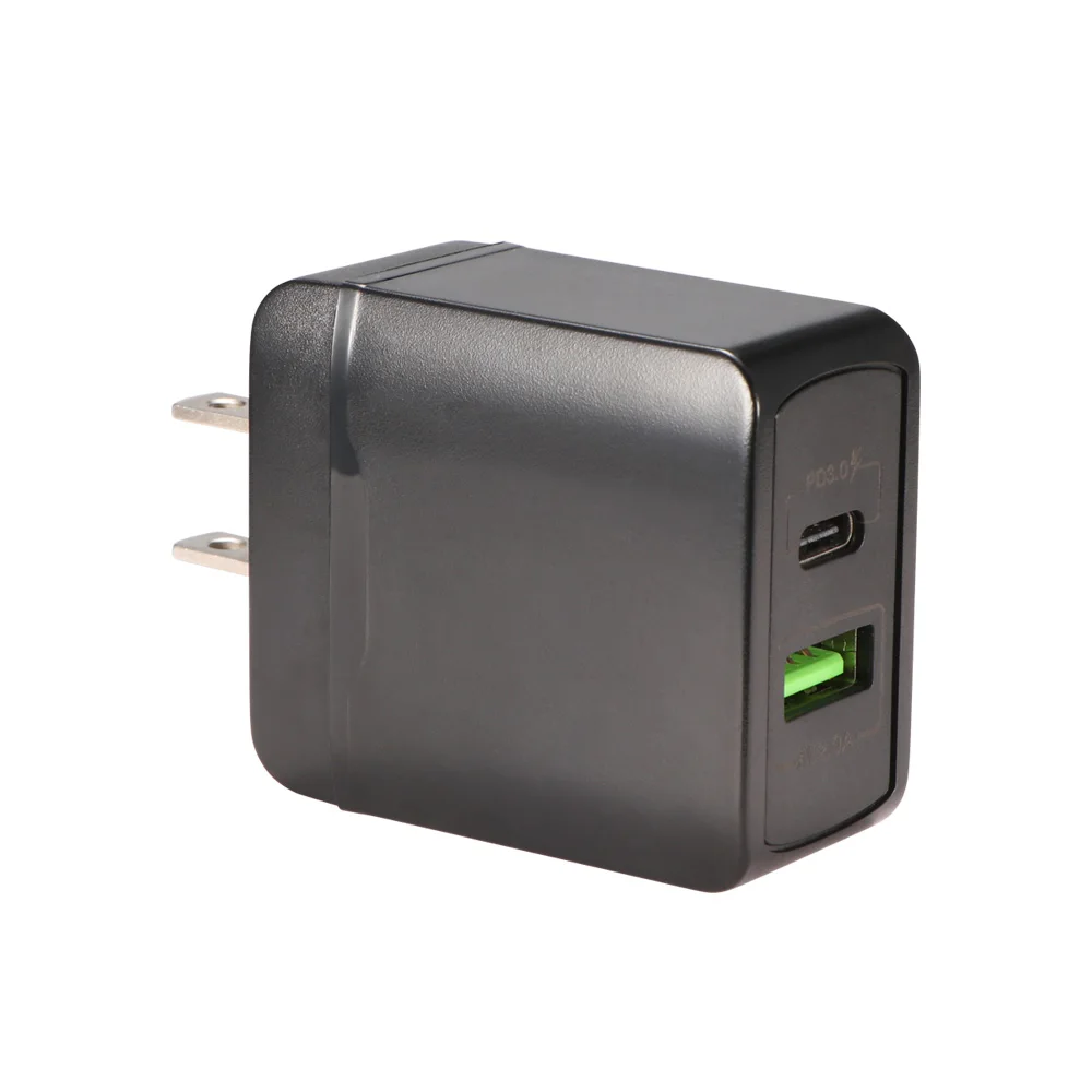 US black 5 В/2 а Быстрая зарядка 3,0 USB зарядное устройство US EU с двумя портами usb настенное зарядное устройство для мобильных телефонов адаптер для смартфонов планшетов - Цвет: US black