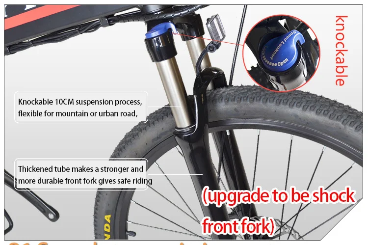 Sale Electric Bicycle 48V 350W Two Wheels Electric Bicycle Removable Battery 36V 250W 21/27Speeds Foldable Electric Scooter Adults 20