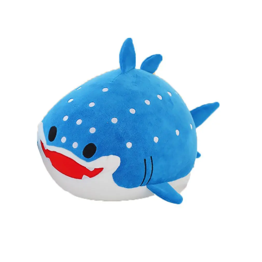 whale shark 20cm 20/33 см Мультяшные животные каваи плюшевые игрушки Дельфин пингвин морской лев убийца в форме Кита плюшевая игрушка океан Союза пенная частица куклы - Цвет: whale shark 20cm
